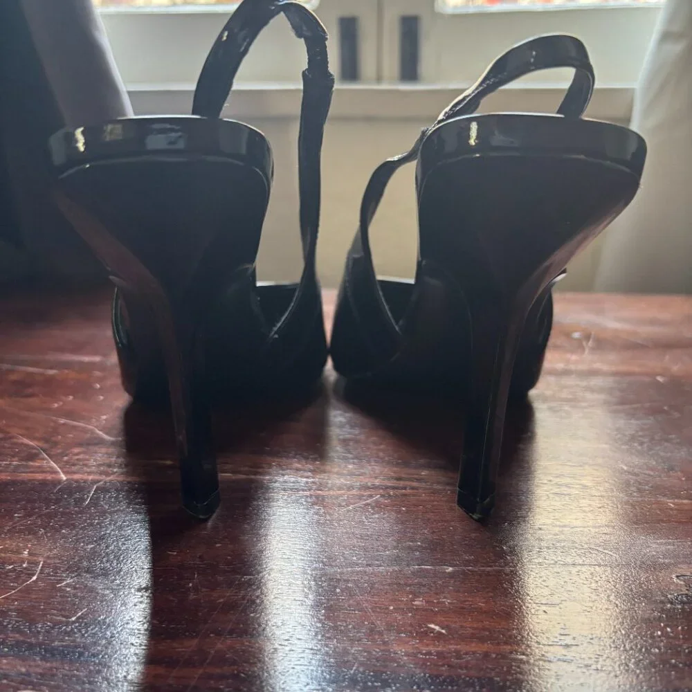 Marc Fisher Black Patent Leather Heels – Size 8.5 - Picture 6 of 7